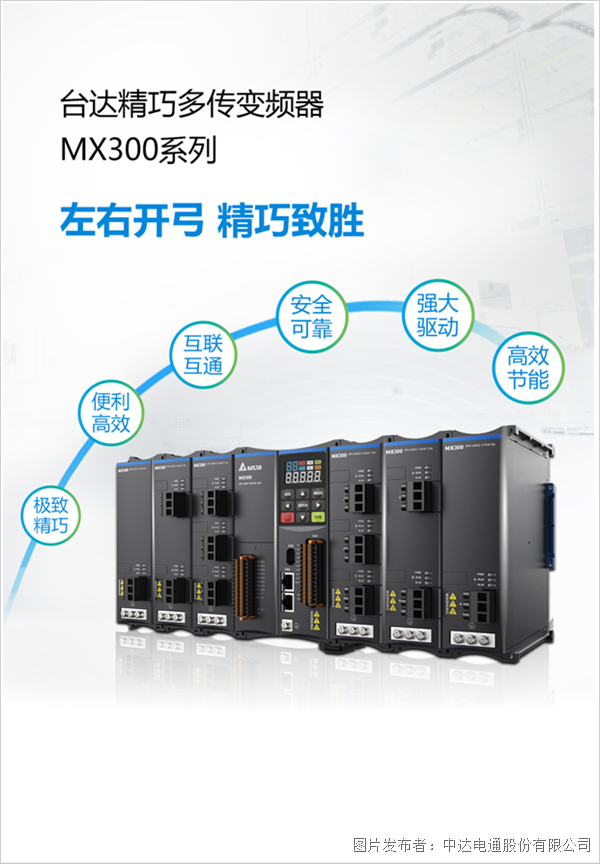 重磅新品上市 | 左右開(kāi)弓，精巧致勝 臺(tái)達(dá)精巧多傳變頻器MX300系列