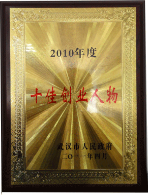 武漢市人民政府十佳全民創(chuàng)業(yè)人物企業(yè)